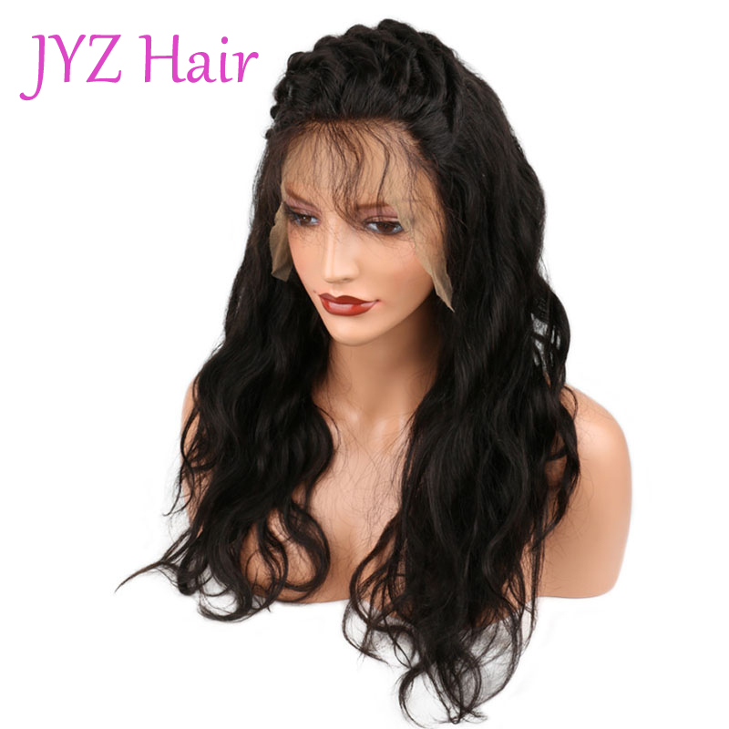Glueless Full Lace wig Brazilian Malaysian High Quality Lace Front Wig Body Wave Virgin Human Hair Lace Wigs With Fast Shipping