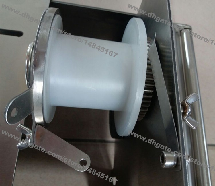 32mm 42mm Stainless Steel Hand Rolling Sausage Stuffer Machine Sausage Tying Machine Sausage Knotting Machine with 3pcs Twine3000728