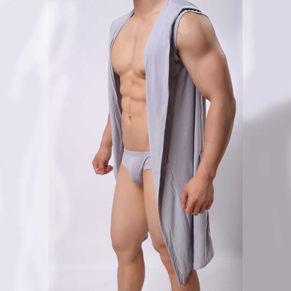 new Brand Men' bathrobe sauna clothes massage clothes Ice silk sleepwear pajamas home loose fitting clothes, Brown
new Brand Men' bathrobe sauna clothes massage clothes Ice silk sleepwear pajamas home loose fitting clothes, Brown