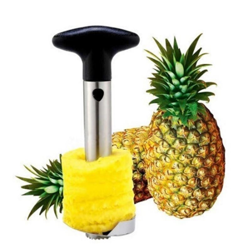 Stainless Steel Pineapple Peeler Cutter Slicer Corer Peel Core Slice Fruit Paring Knife Gadget Kitchen Accessories Spiralizer
Stainless Steel Pineapple Peeler Cutter Slicer Corer Peel Core Slice Fruit Paring Knife Gadget Kitchen Accessories Spiralizer