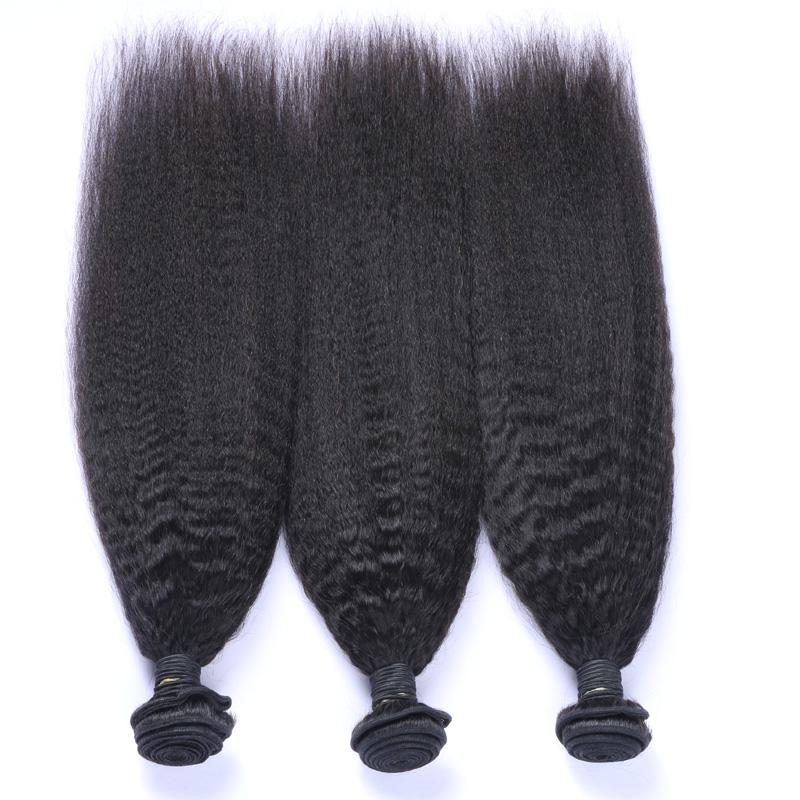 8A Peruvian Virgin Hair 100% Human Hair Afro Kinky Straight Curl Hair Weave Weft Bundles Extension Remy Quality