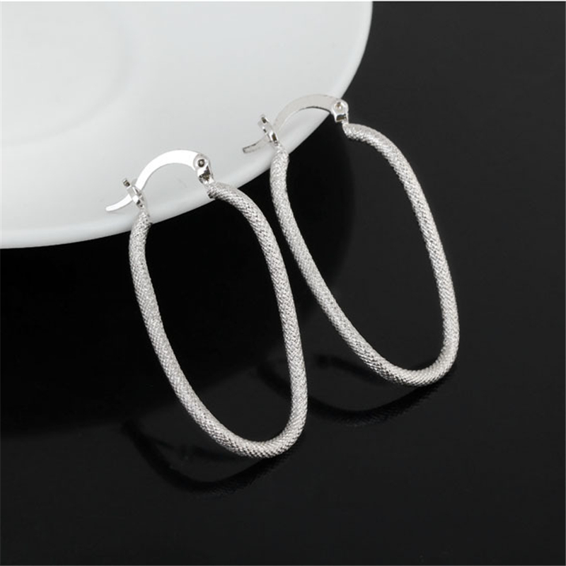 New Comings Simple Fashion 18K Yellow/White/Rose Gold Plated Hoop Huggie Earrings for Girls Women Drop Shipping