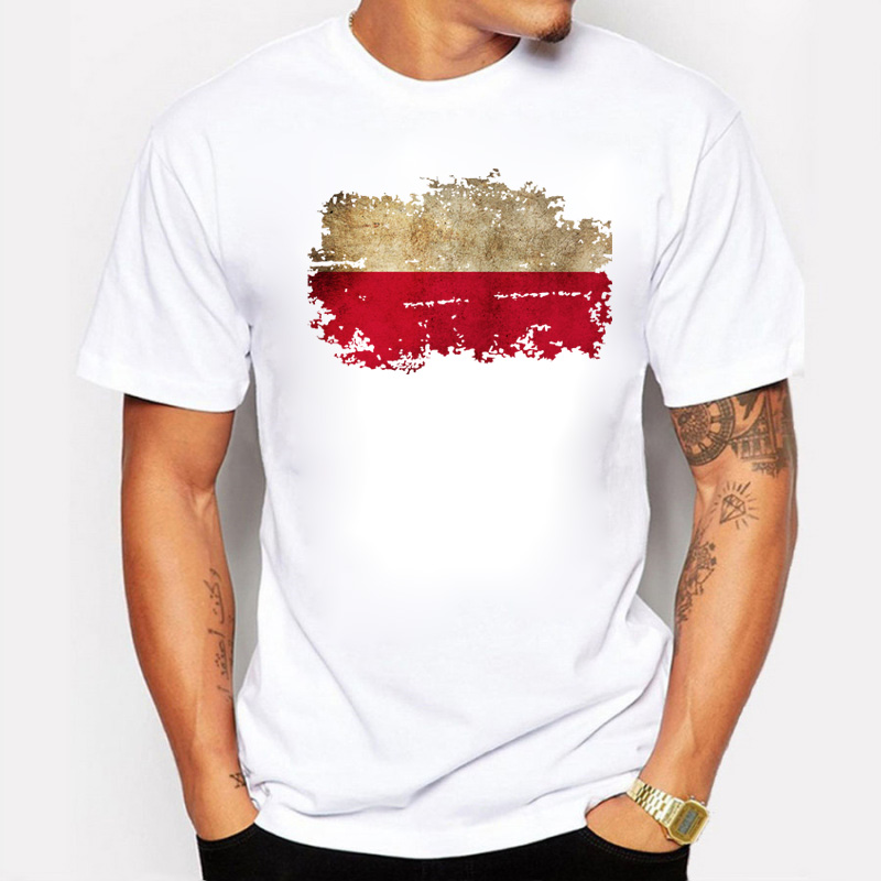 New Summer Poland Flag Men T shirts 100% Cotton Short Sleeve Fans Nostalgia Poland Flag Style T-shirts For Men Tops, White;black
New Summer Poland Flag Men T shirts 100% Cotton Short Sleeve Fans Nostalgia Poland Flag Style T-shirts For Men Tops, White;black