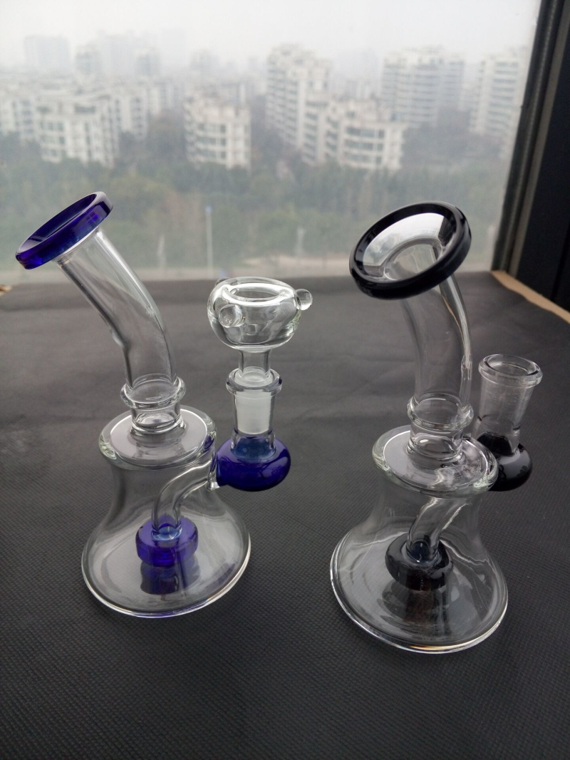 Colored mouth piece Mini glass bongs with diffused perc hand glass water pipe oil rigs with 14 mm joint
Colored mouth piece Mini glass bongs with diffused perc hand glass water pipe oil rigs with 14 mm joint
