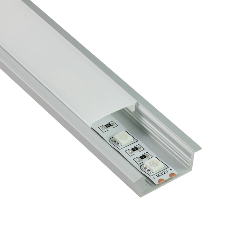 10 X 1M sets/lot Al6063 T type aluminum extrusion for led strip lights and aluminium channel profiles for ceiling or wall lamps