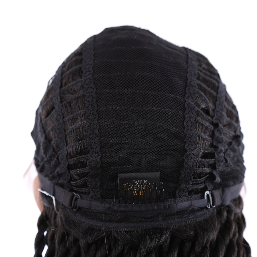 26inch 2X Twist Braids Wig Synthetic Lace Front Wig long black Senegalese Twist Wig for Women