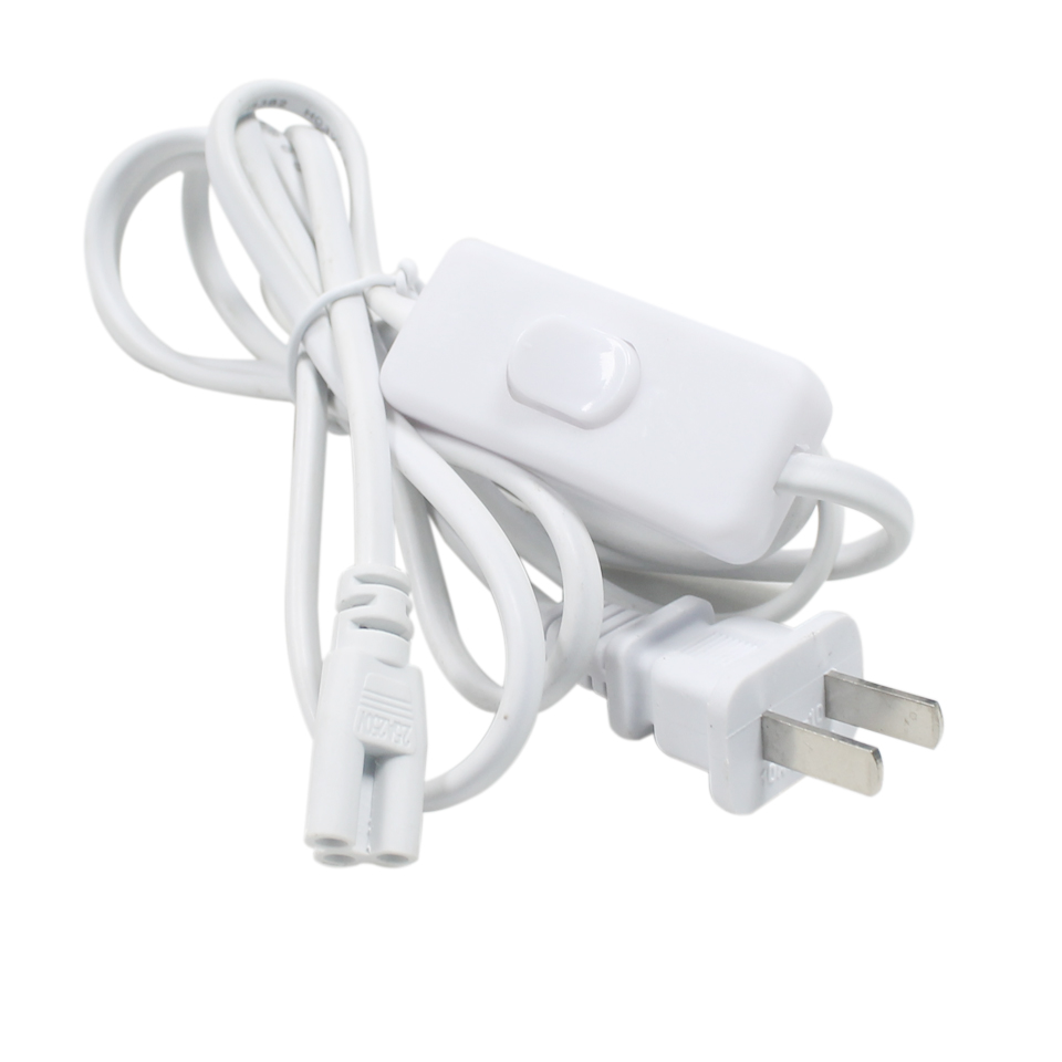 T8 T5 LED connector double end power cords with switch US Plug for integrated led tube connector lights In Stock
T8 T5 LED connector double end power cords with switch US Plug for integrated led tube connector lights In Stock