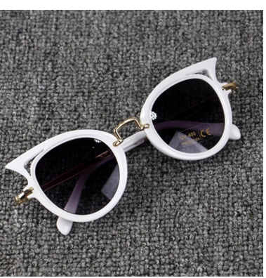 Fast ship Uv400 Vintage Kids Sunglasses Cat Eye Girls Children Sun glasses High Quality Glasses Brand Z260305