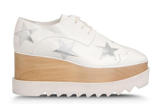 new wholesale Stella Star Mccartney Platform women Shoes Silver Genuine Leather with Whtie Stars Lace Up Elyse, 09
new wholesale Stella Star Mccartney Platform women Shoes Silver Genuine Leather with Whtie Stars Lace Up Elyse, 09