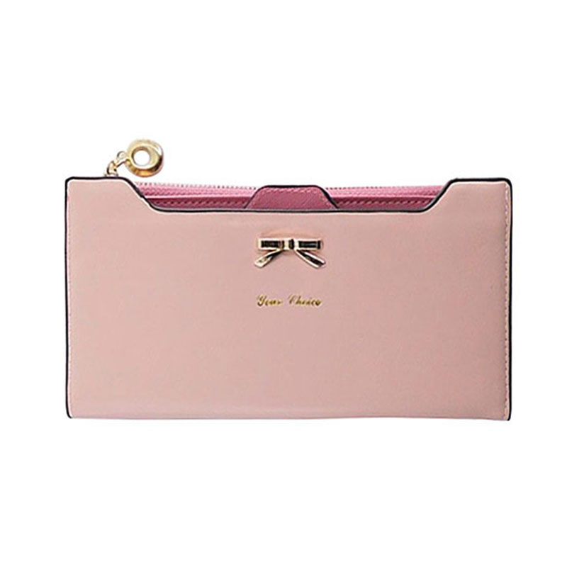 Wholesale- Fashion Women Wallets Girls Cute Bowknot Purse Long PU Leather Wallets Clutches Card Holders Women Notecase Burse Lady Carteira, 01
Wholesale- Fashion Women Wallets Girls Cute Bowknot Purse Long PU Leather Wallets Clutches Card Holders Women Notecase Burse Lady Carteira, 01
