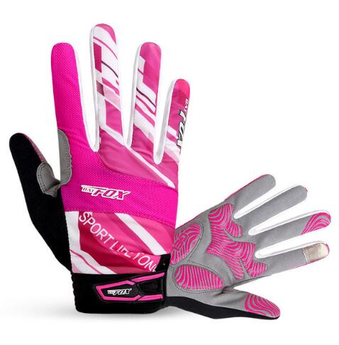 Top Quanlity 2017 Unisex Cycling Gloves Full Finger Polyester Bike Gloves MTB Road Mountain Sports Gloves Windproof Anti-shock Bicycle Glove