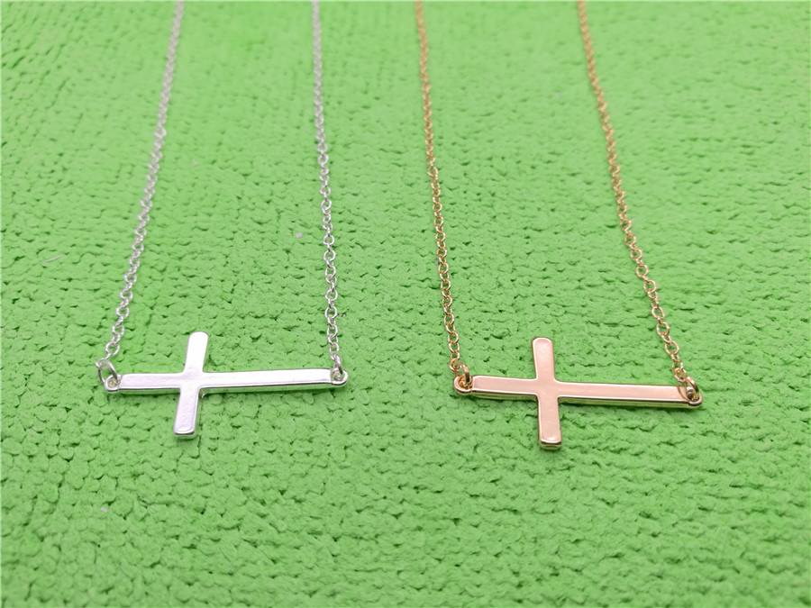 5PCS Gold Silver Sideways Cross Necklace Cute Cool Christian Cross Necklaces Simple Tiny Faith Religious Cross Necklaces
5PCS Gold Silver Sideways Cross Necklace Cute Cool Christian Cross Necklaces Simple Tiny Faith Religious Cross Necklaces