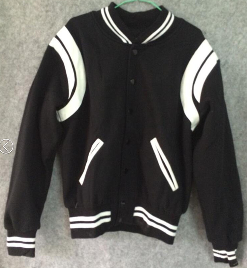 Wholesale- 2021 Fashion High Quality Star Looks Mens Letterman Jackets For Men Hip Hop Hoodies Baseball Varsity Jacket1