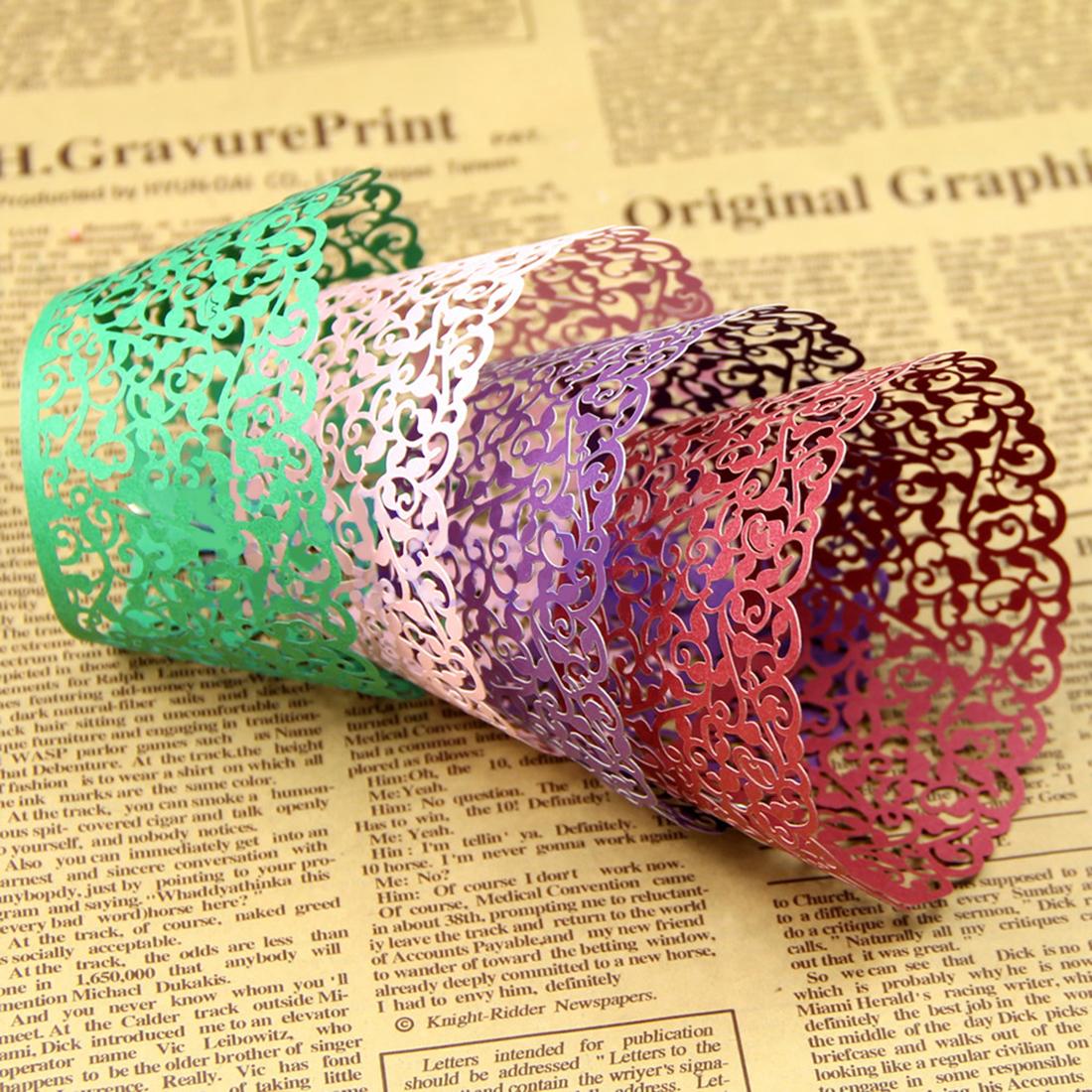 Wholesale- 12Pcs/set Wedding Birthday Filigree Vine Cupcake Wrappers Wraps Wedding Birthday Party Baby Shower Cases
Wholesale- 12Pcs/set Wedding Birthday Filigree Vine Cupcake Wrappers Wraps Wedding Birthday Party Baby Shower Cases