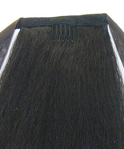 New hot Indian remy Kinky straight ponytail coarse yaki italian yaki ponytail drawstring clip in african human hair ponytails