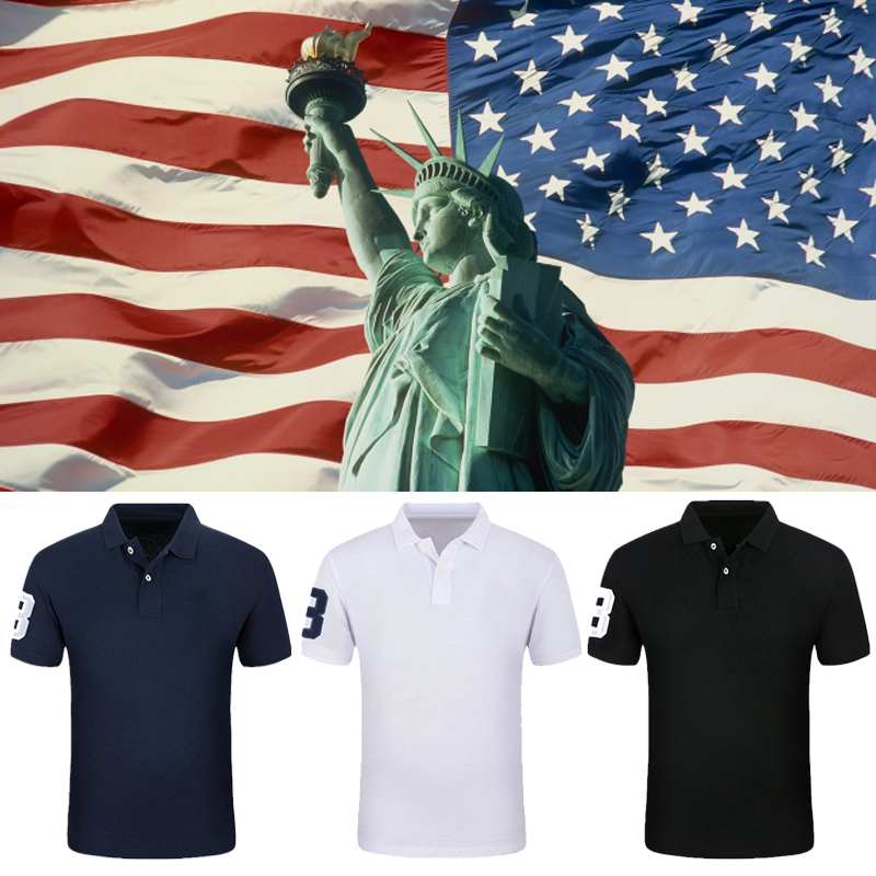 Embroidery 3 Mens Polo Brand USA T Shirt Summer Short Sleeve Tshirt Marque Luxe Homme Franch Men Costume Clothing -XXL Plus Size, As picture
Embroidery 3 Mens Polo Brand USA T Shirt Summer Short Sleeve Tshirt Marque Luxe Homme Franch Men Costume Clothing -XXL Plus Size, As picture