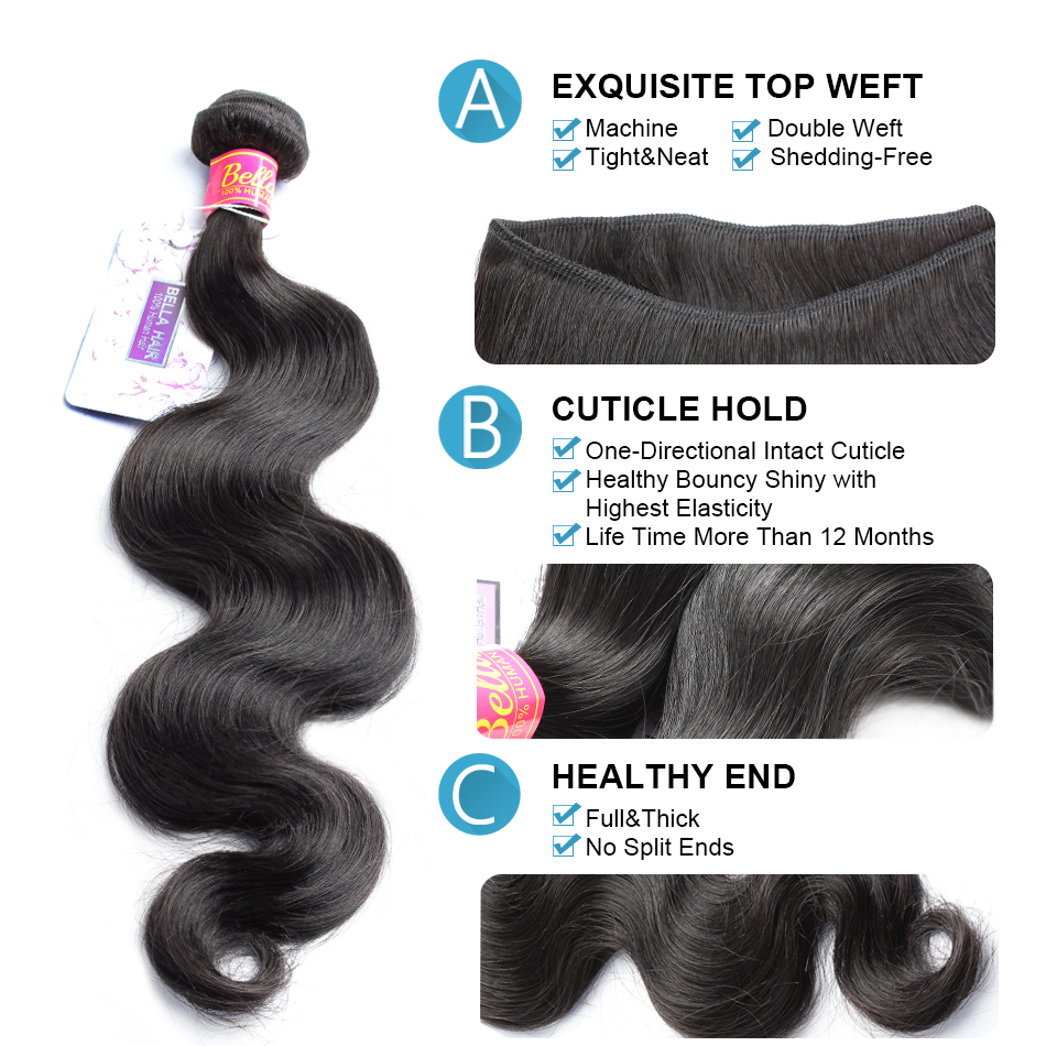 Brazilian Hair Extensions Weave Quality Dyeable Natural Peruvian Malaysia Indian Virgin Human Hair 3 Bundles Body Wave Wavy Strong Weft Julienchina Be