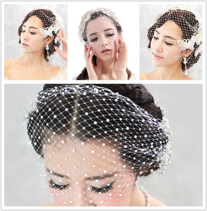 Cheap Birdcage Wedding Veil Pearls Short Bridal Veil One Layer High Quality Hair Accessories White Wedding Veils Wholesale
Cheap Birdcage Wedding Veil Pearls Short Bridal Veil One Layer High Quality Hair Accessories White Wedding Veils Wholesale