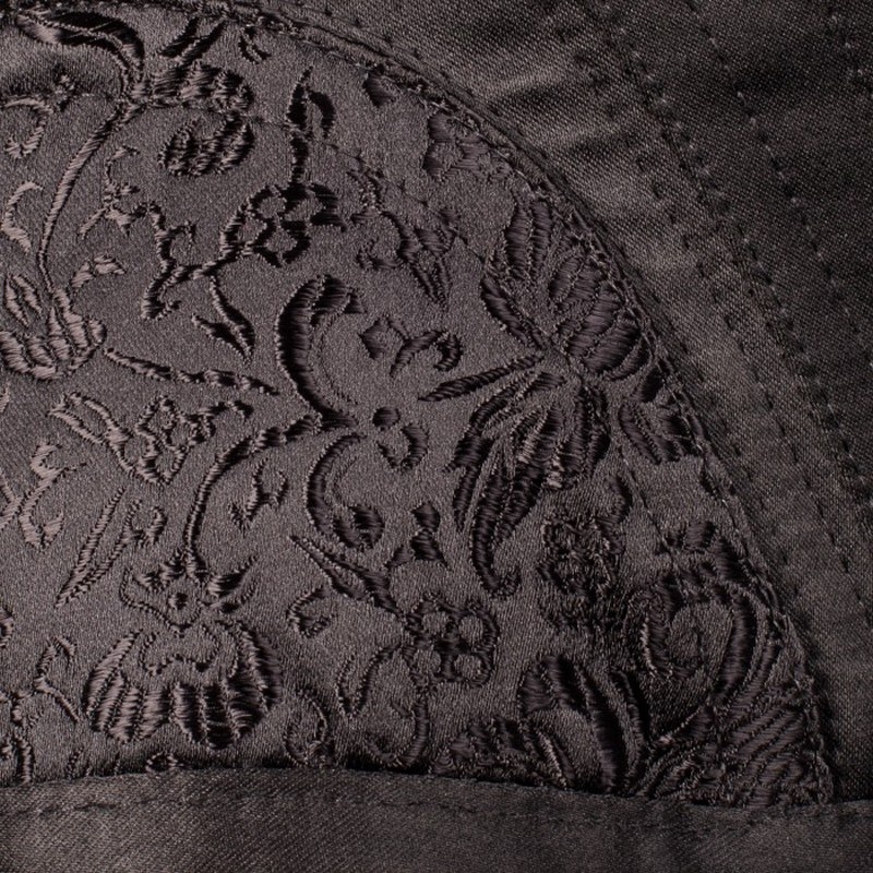 Plus Size 14 Steel Boned Waist Training Underbust Corset with Side Brocade Embroidery Hip Panels Women Everyday Waist TAMING Corselet