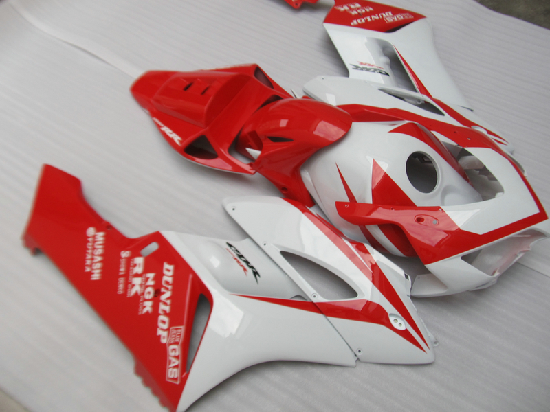 Injection molding hot sale fairing kit for Honda CBR1000RR 04 05 white red fairings set CBR1000RR 2004 2005 OT24, Same as picture
Injection molding hot sale fairing kit for Honda CBR1000RR 04 05 white red fairings set CBR1000RR 2004 2005 OT24, Same as picture