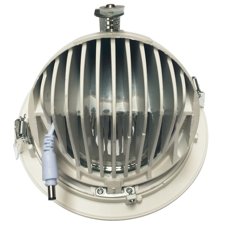 Dimmable LED Downlights 30W Ceiling recessed Down Light Adjustable Rotatable LED Trunk Light Gimbal Gimble Direction LED Spot Lighting