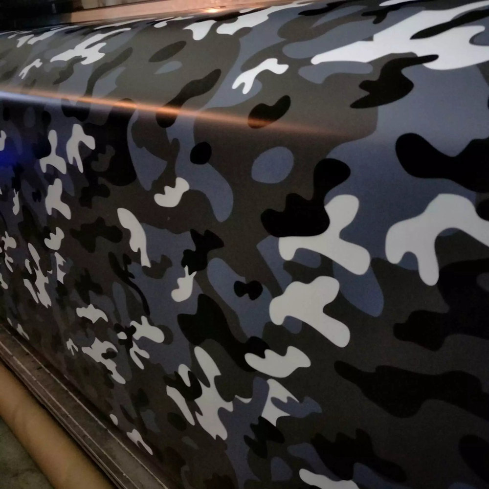 Black blue white Camo VINYL Full Car Wrapping Camouflage Foil Stickers with Camo truck covering air free size 1.52 x 30m/Roll Free Shipping