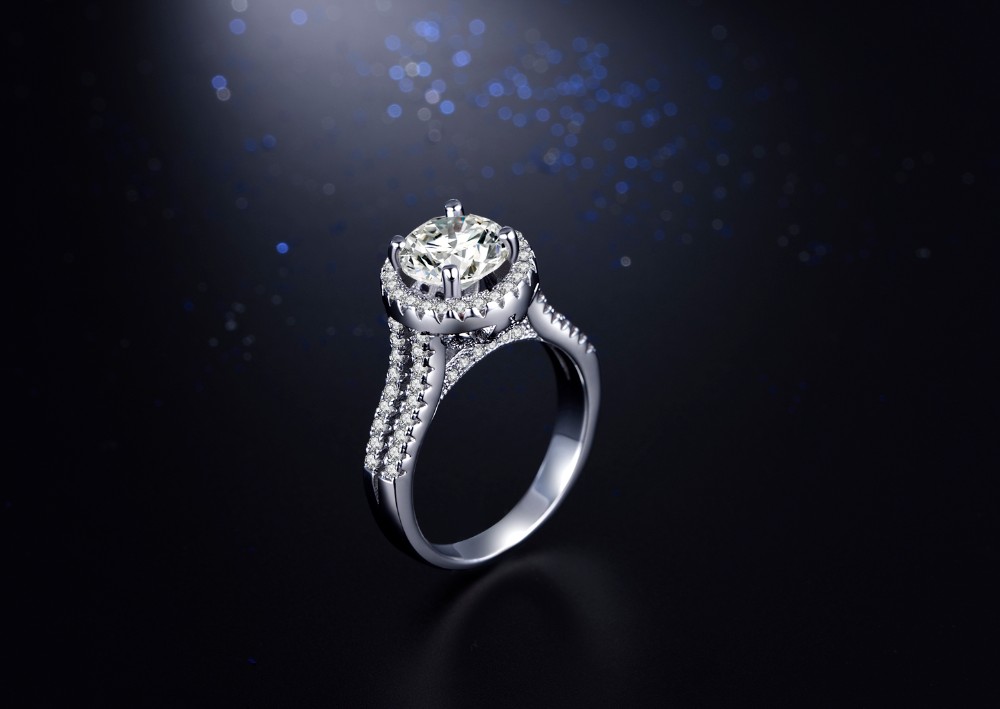 Hot sale Fashion Luxury Women Engagement Jewelry 925 sterling Silver 5A ZC Crystal Zircon Female Wedding Finger Flower Rings For Lover Gift