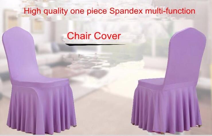 Chair skirt cover Wedding Banquet Chair Protector Slipcover Decor Pleated Skirt Style Chair Covers Elastic Spandex High Quality WT056
