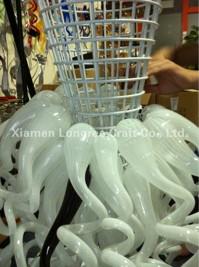 Modern Art Glass Chandeliers Table top Chandelier AC 110/120/220/240V Hand Blown Glass Chandelier Lighting