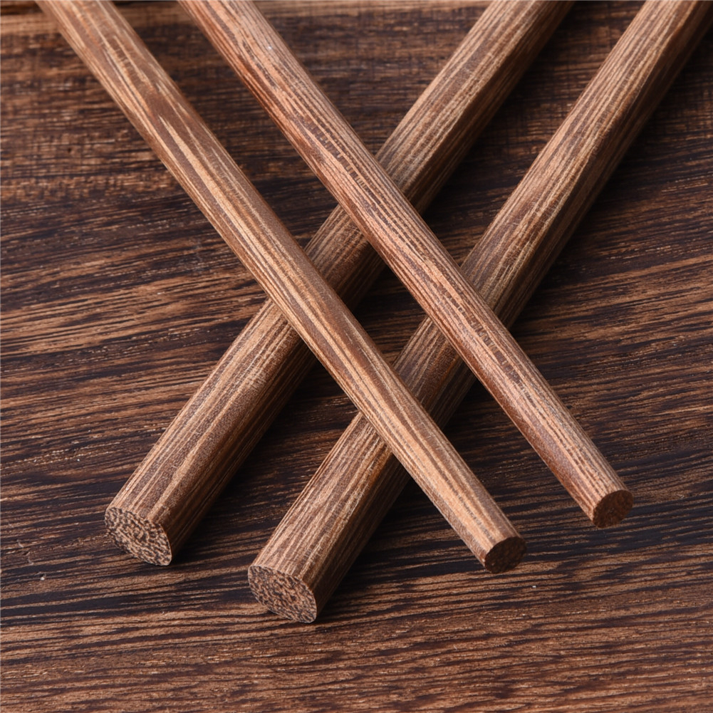 Wholesale- 10 Pairs/lot Natural Top Grade Chickenwing Wood Health Without Lacquer Wax Tableware Eco-friendly Log Chopsticks