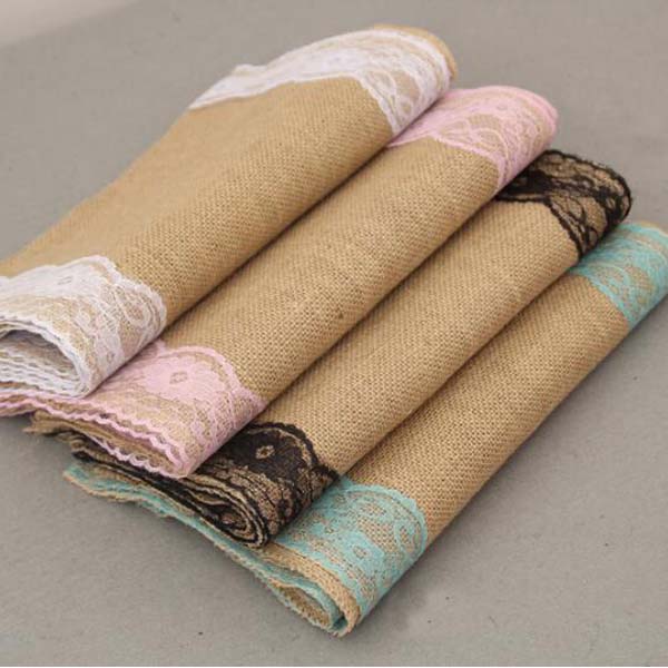 5pcs 30cmx275cm white pink black blue colors Natural Vintage Burlap Lace Hessian Table Runner Wedding Party Decoration Home supplies
5pcs 30cmx275cm white pink black blue colors Natural Vintage Burlap Lace Hessian Table Runner Wedding Party Decoration Home supplies