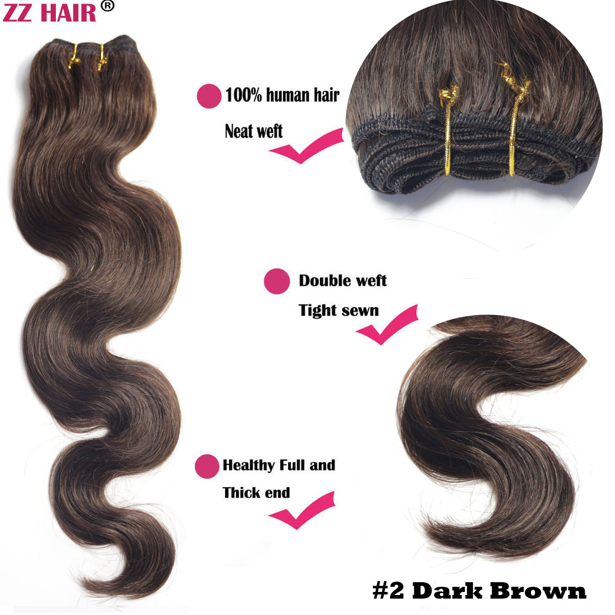 16-28inches 100g/Pcs 100% Remy Human Hair Weft Weaving Extensions Straight Natural Silk Non-clips