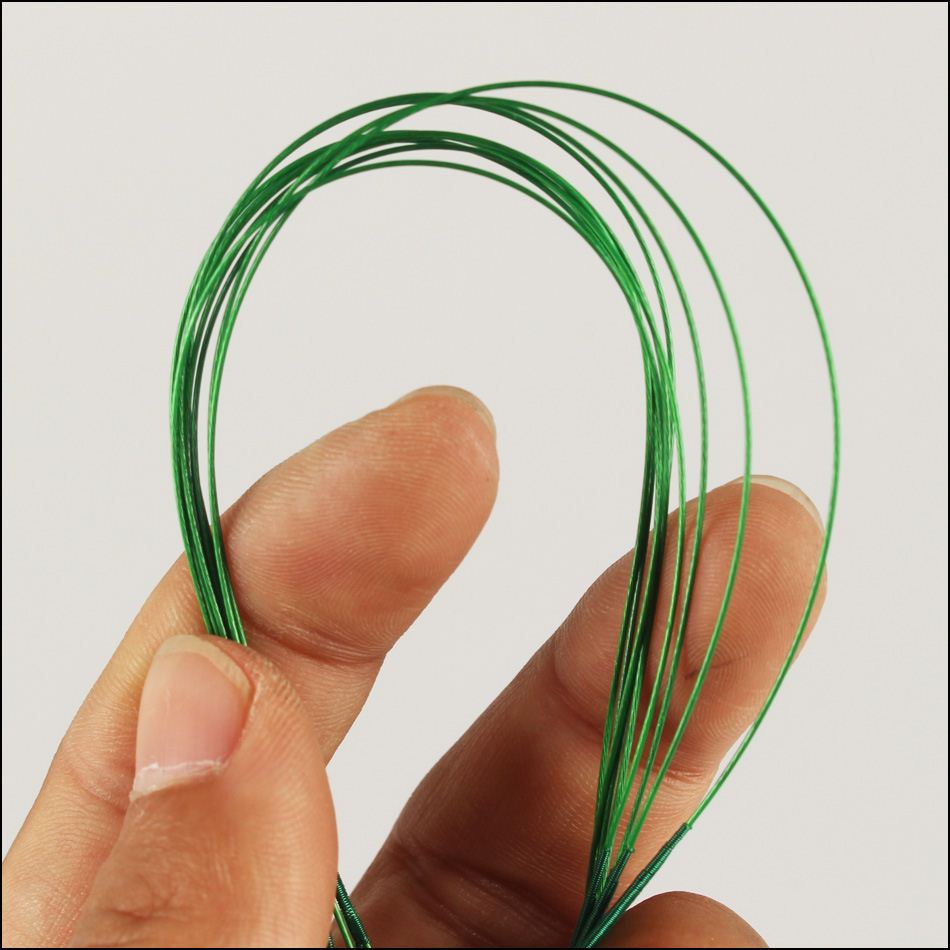 q0205 Anmuka 10Pcs Fly Fishing lead Line Connector Leader Wire lead line Assortment Sleeve and Stainless Steel Rolling Swivels 12-28cm