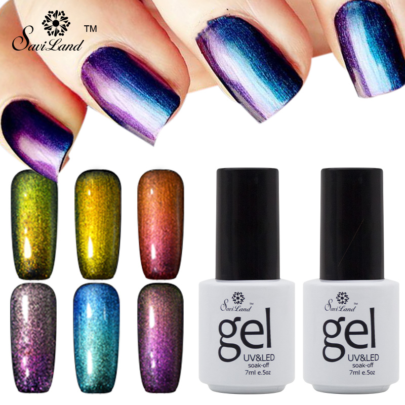 Wholesale- Saviland 1pcs Semi Permanent 3D Glitter Chameleonic Uv Gel Varnishes Esmaltes Shiny Colorful Change Led Gel Nail Polish, Base coat
Wholesale- Saviland 1pcs Semi Permanent 3D Glitter Chameleonic Uv Gel Varnishes Esmaltes Shiny Colorful Change Led Gel Nail Polish, Base coat