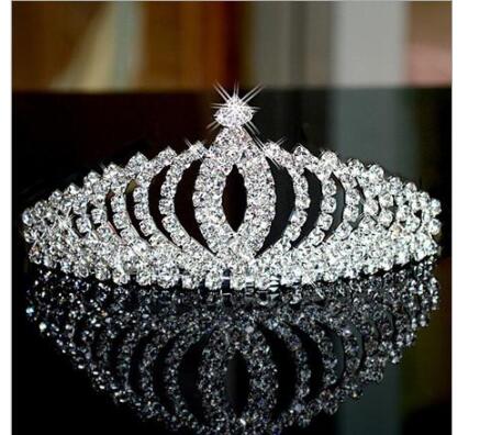 The bride the wedding dinner royal crown headdress crystal hair dressing full dress hair hoop performance with a decoration