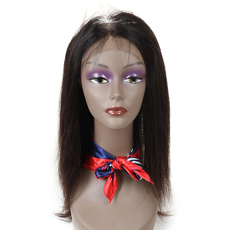 Pre Plucked Brazilian Straight Human Hair Weaves With 360 Lace Band Frontal Virgin Human Hair With Bady Hair 4pcs/lot