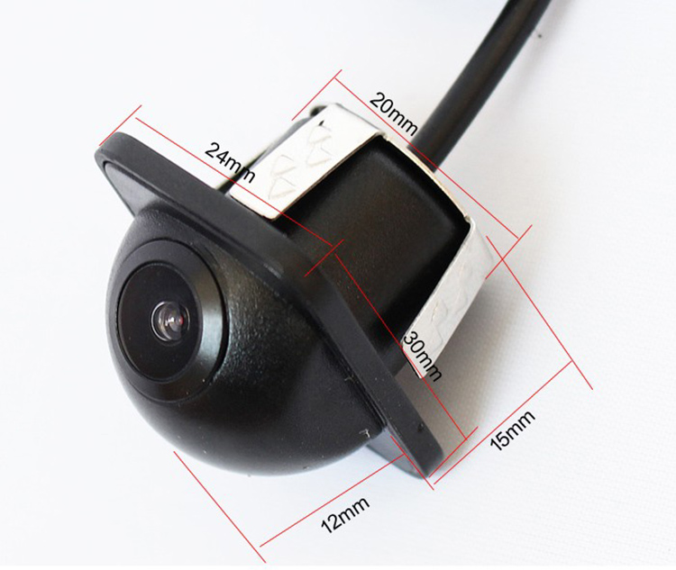 HD Waterproof Rearview Car Camera PZ408 14 CMOS DC 12V IP67 Diameter Of Shell 20MM 170 Degree 600TVL DHL4184208