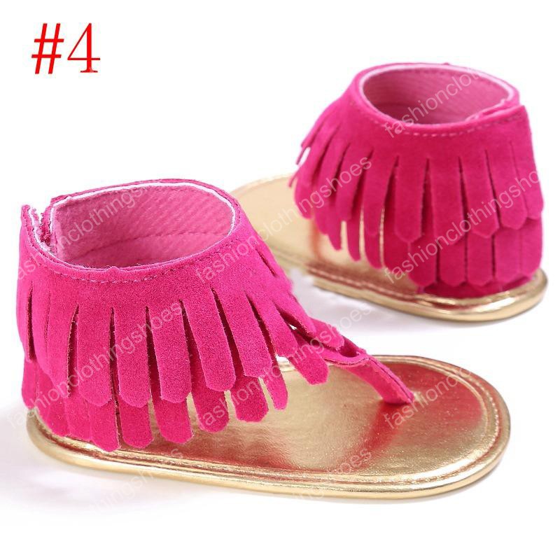summer infant Tassel sandals baby leather sandals boys girls toddler casual shoes Multicolor high top baby shoes newborn floor walking shoes