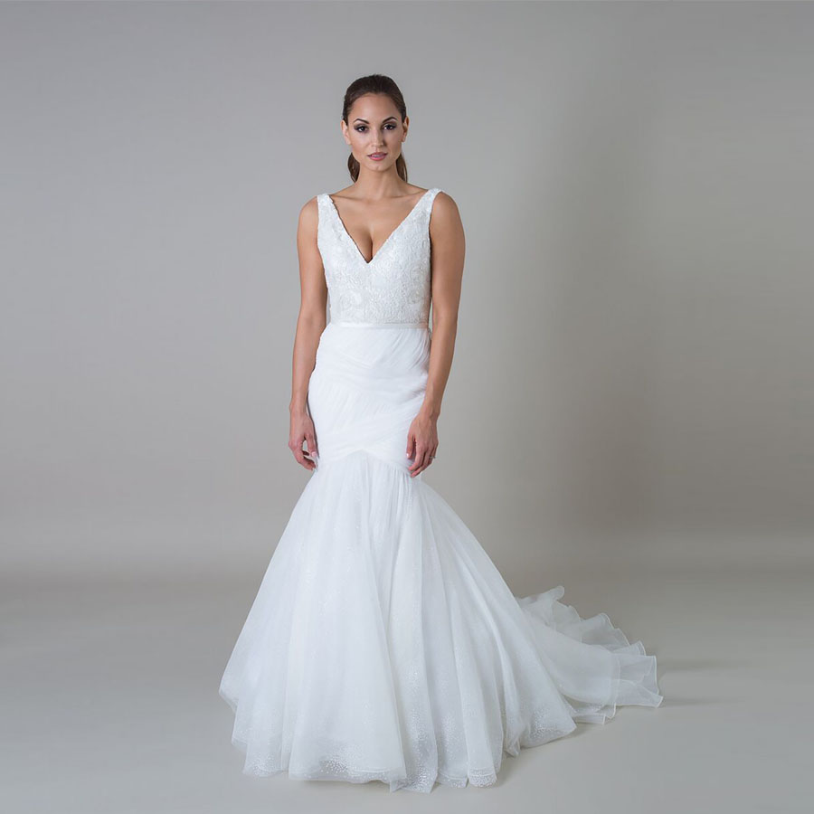 v-Neck Bodice Low Back Ribbon Wedding Dress Ruched Wrapped Dropped-Waist Sparkling Lace Bridal Gown Vestidos De Festa, Pink
v-Neck Bodice Low Back Ribbon Wedding Dress Ruched Wrapped Dropped-Waist Sparkling Lace Bridal Gown Vestidos De Festa, Pink