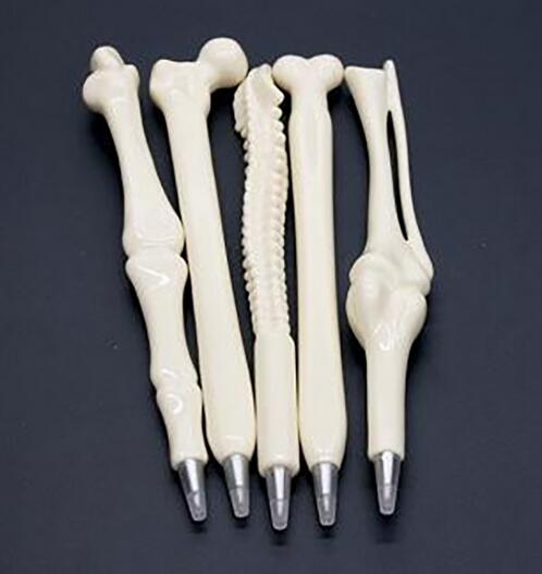 51/lot Creative Ball Point Pen Bone Shape Nurse Doctor Student Teacher Stationery Gift Pen Wholesale Stationery