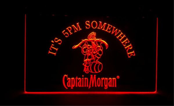 it's 5pm Somewhere Captain Morgan beer bar 3d signs culb pub led neon light sign home decor crafts
it's 5pm Somewhere Captain Morgan beer bar 3d signs culb pub led neon light sign home decor crafts