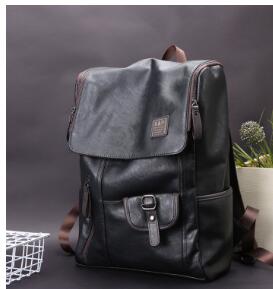 Men's brand Trend Backpack Travel bag PU fashion casual leather bag Student computer backpack Large capacity foreign trade travel package, Black
Men's brand Trend Backpack Travel bag PU fashion casual leather bag Student computer backpack Large capacity foreign trade travel package, Black