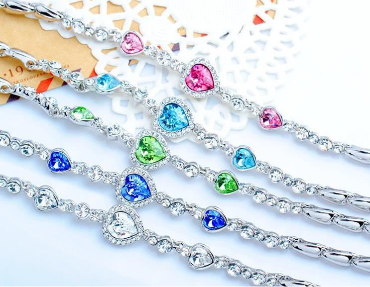 Good A++ Selling heart of the crystal bracelet jewelry accessories bracelet FB164 mix order 20 pieces a lot Beaded, Strands
Good A++ Selling heart of the crystal bracelet jewelry accessories bracelet FB164 mix order 20 pieces a lot Beaded, Strands