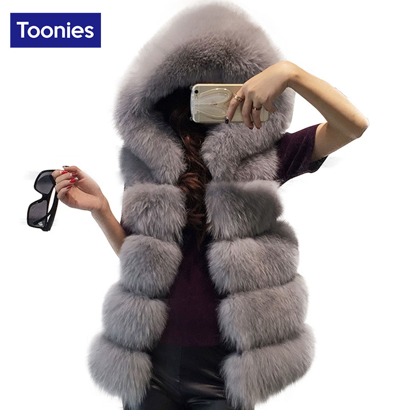 Women Thickened Vest Imitation Mink Hair Fox Fur Coat Female Waistcoat Straight Elegant Warm Outwear Clothing With Long Fur Cap
Women Thickened Vest Imitation Mink Hair Fox Fur Coat Female Waistcoat Straight Elegant Warm Outwear Clothing With Long Fur Cap