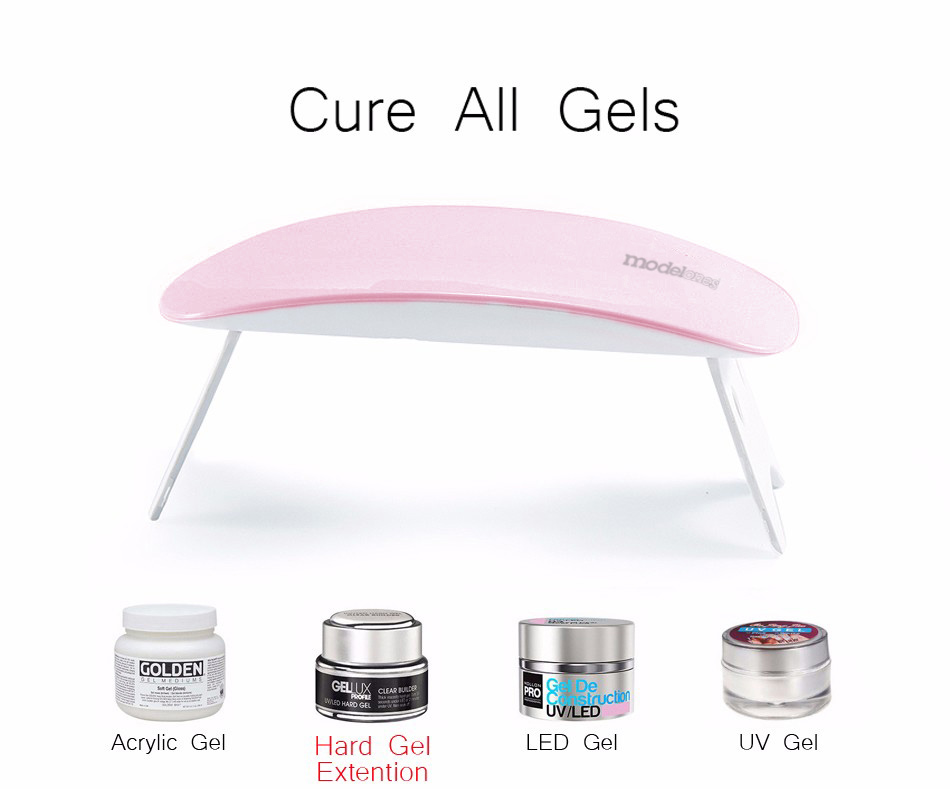 SUNmini 6w UV LED Lamp Nail Dryer Portable USB Cable For Prime Gift Home Use Gel Nail Polish Dryer Mini USB Lamp