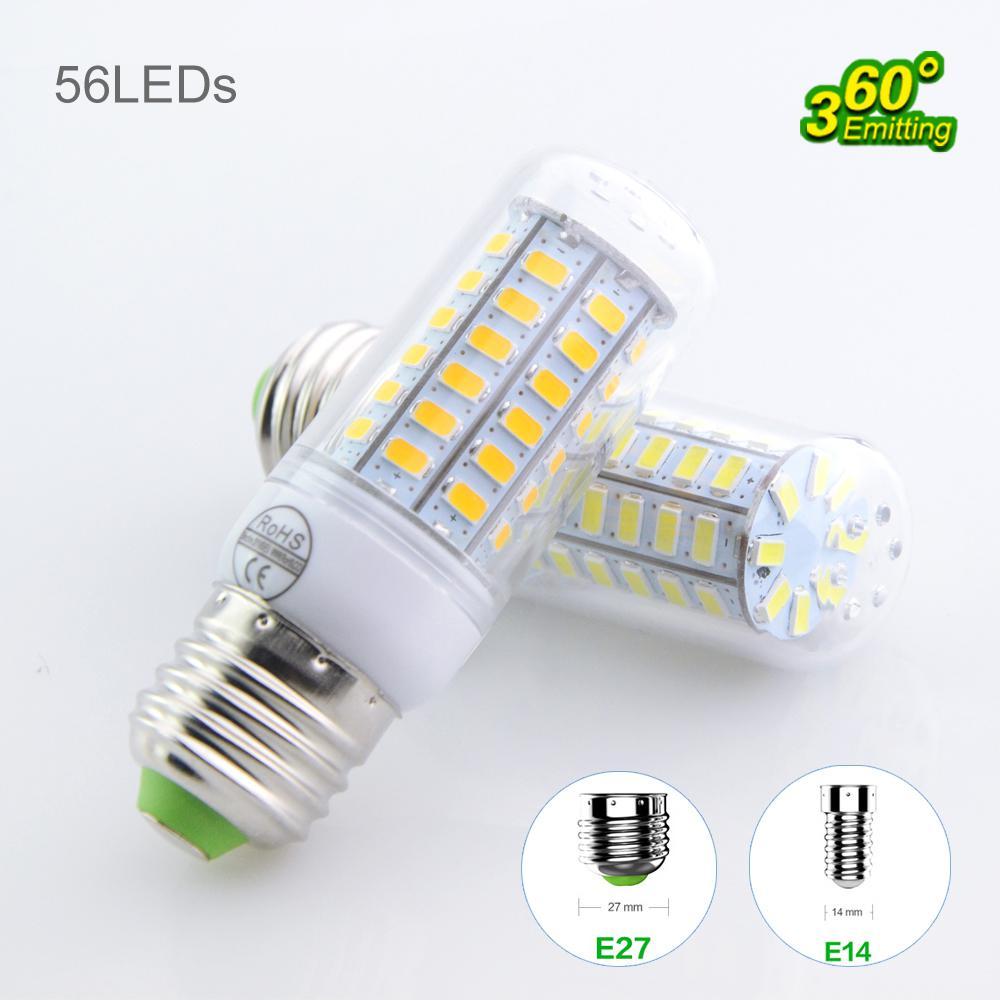 SMD5730 E27 GU10 B22 E12 E14 G9 LED lamp 7W 9W 12W 15W 18W 24W 110V 220V 360 angle LED Bulb Led Corn light