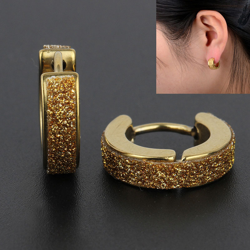 New Fashion Punk Stainless Steel Hoop Earrings Women men Stud Earrings Wholesale 4MM Multicolor Jewelry Free Shipping
New Fashion Punk Stainless Steel Hoop Earrings Women men Stud Earrings Wholesale 4MM Multicolor Jewelry Free Shipping