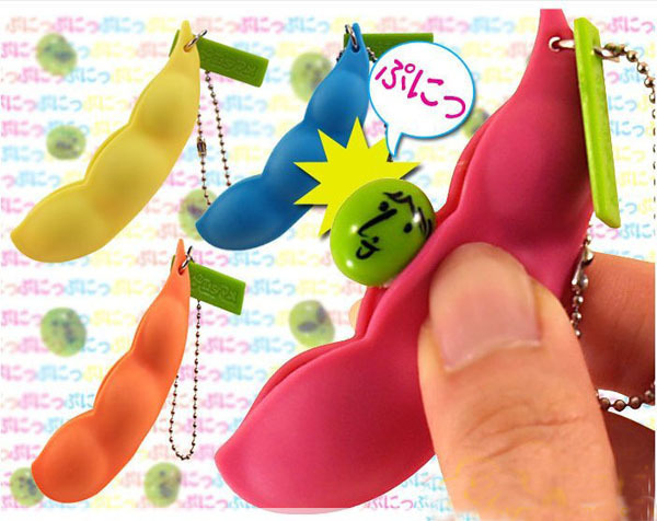 Funny Fidget Toys Squeeze Extrusion Bean Toys Keychains Keyring Pea Soybean Anti-anxiety Decompression C2358
Funny Fidget Toys Squeeze Extrusion Bean Toys Keychains Keyring Pea Soybean Anti-anxiety Decompression C2358