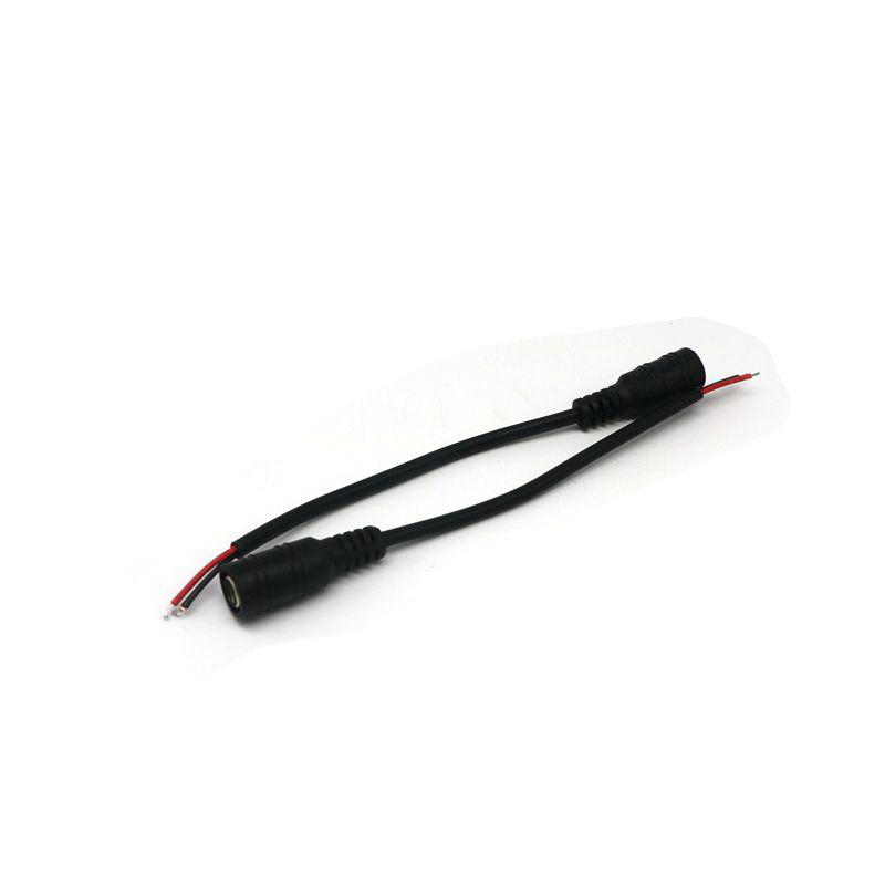 LED DC Connector Lighting Accessories DC Power Extension Cable 5.5mm x 2.1mm 5-24V For 5050 3528 single colour led strip lights male and female connec