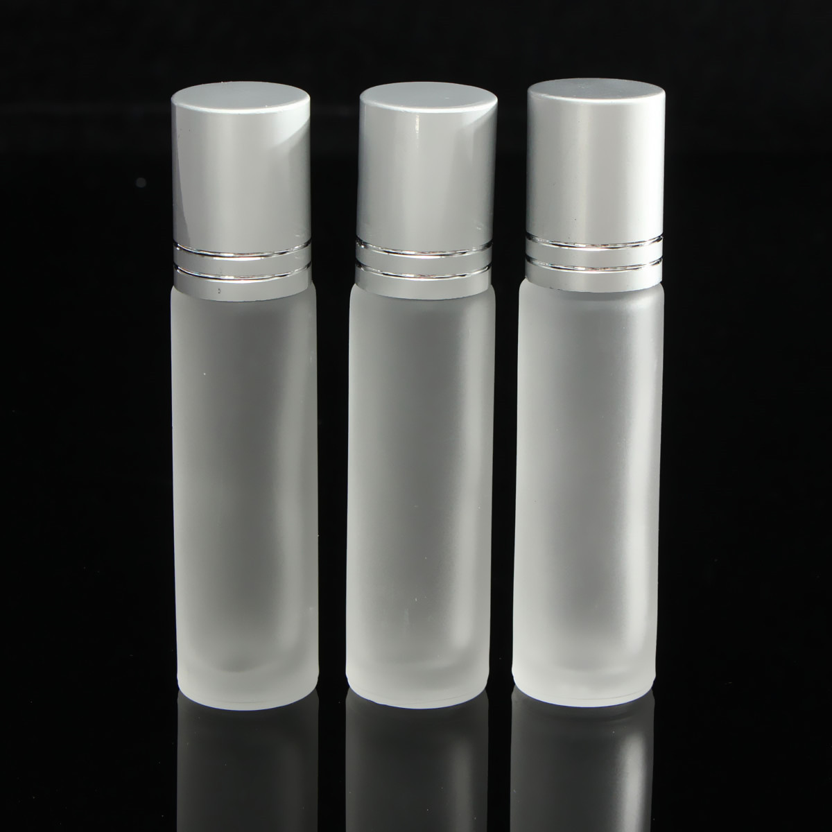 Wholesale- New 3pcs 10ml Transparent Frosted Thick Glass Roll On Essential Oil Empty Perfume Sample Bottle 10cc Stainless Steel Roller Ball
Wholesale- New 3pcs 10ml Transparent Frosted Thick Glass Roll On Essential Oil Empty Perfume Sample Bottle 10cc Stainless Steel Roller Ball